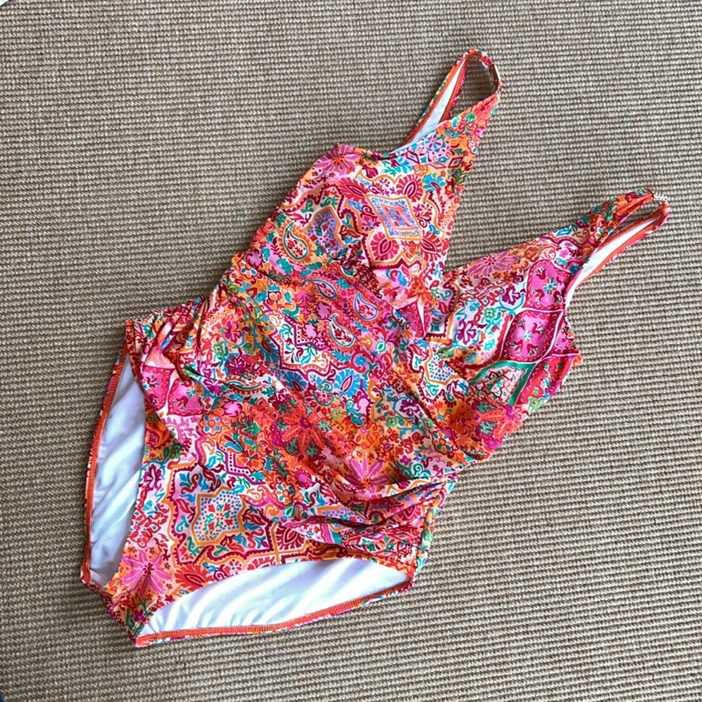 Lauren Ralph Lauren One Piece Paisley Swimsuit